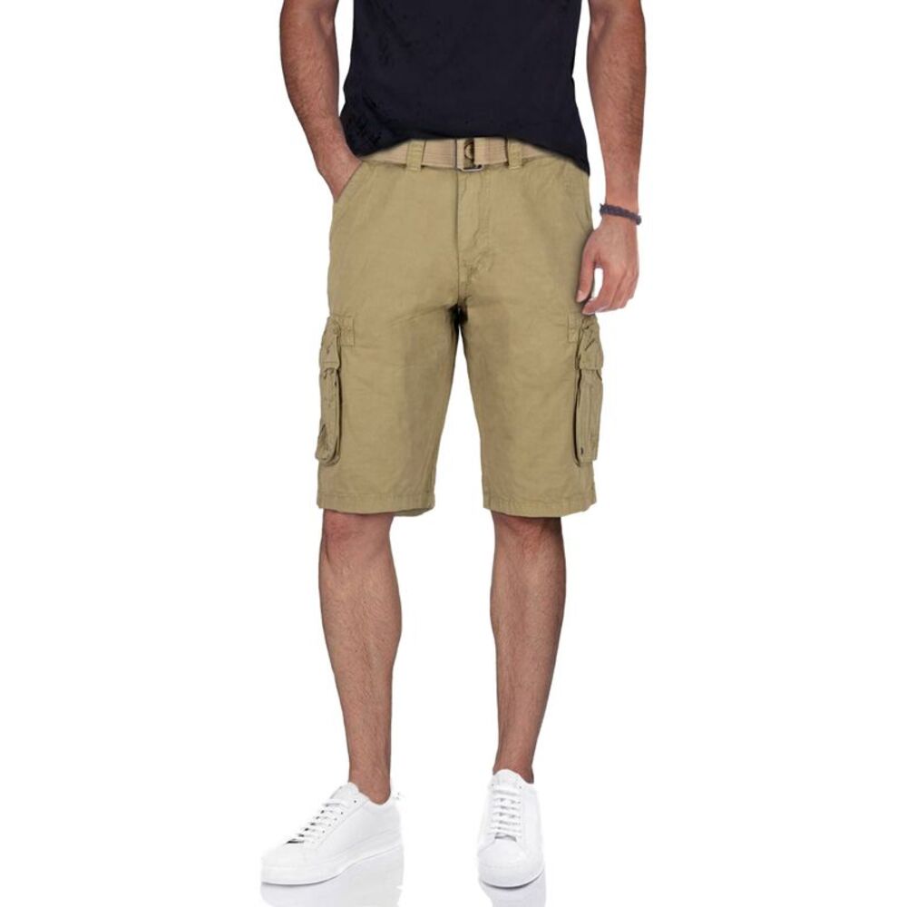 RAW X Mens Double Pocket Casual Cargo Shorts, , 36, DM